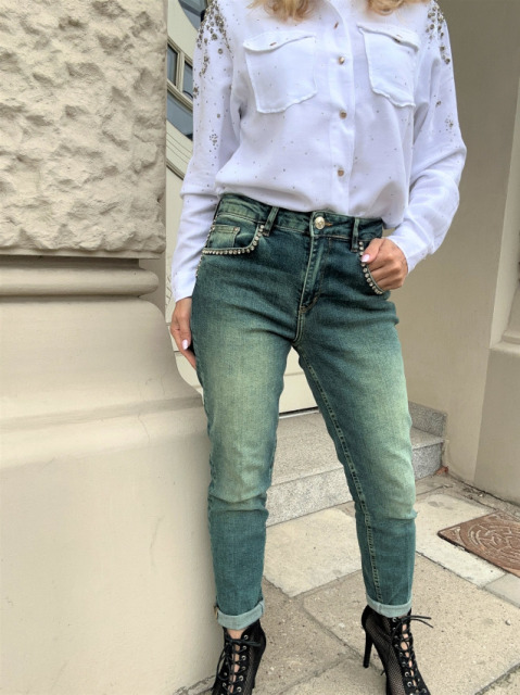 DI'SHE JEANSY BOYFRIENDY GREEN DI'SHE JEANSY BOYFRIENDY GREEN