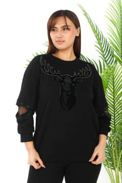 BLUE BERG BLUZA BLUZKA ŚWIĄTECZNA RENIFER BLUE BERG BLUZA BLUZKA ŚWIĄTECZNA RENIFER